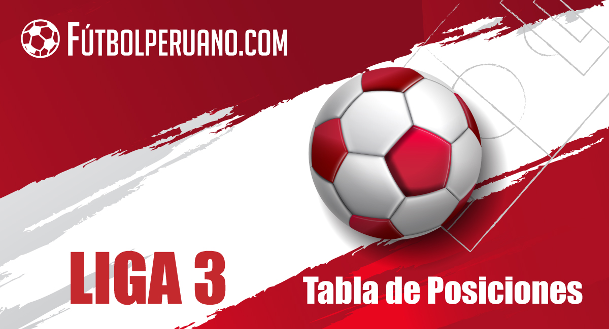 Tabla de Posiciones Liga 3 Perú 2024