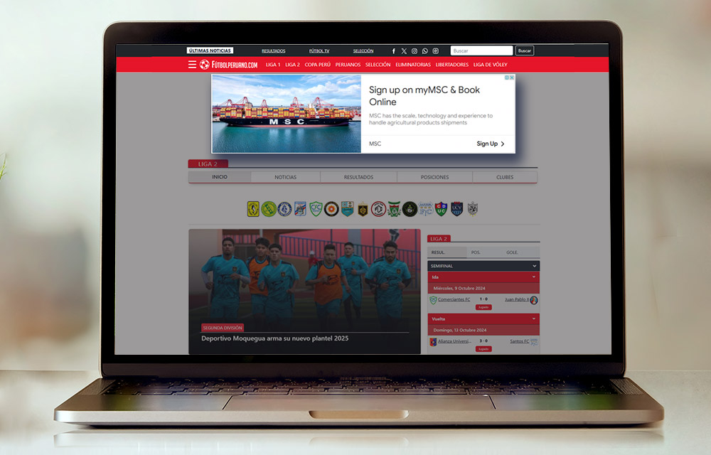 Ejemplo de Publicidad Top y Down