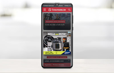 Ejemplo de Publicidad movil Zócalo 320x50